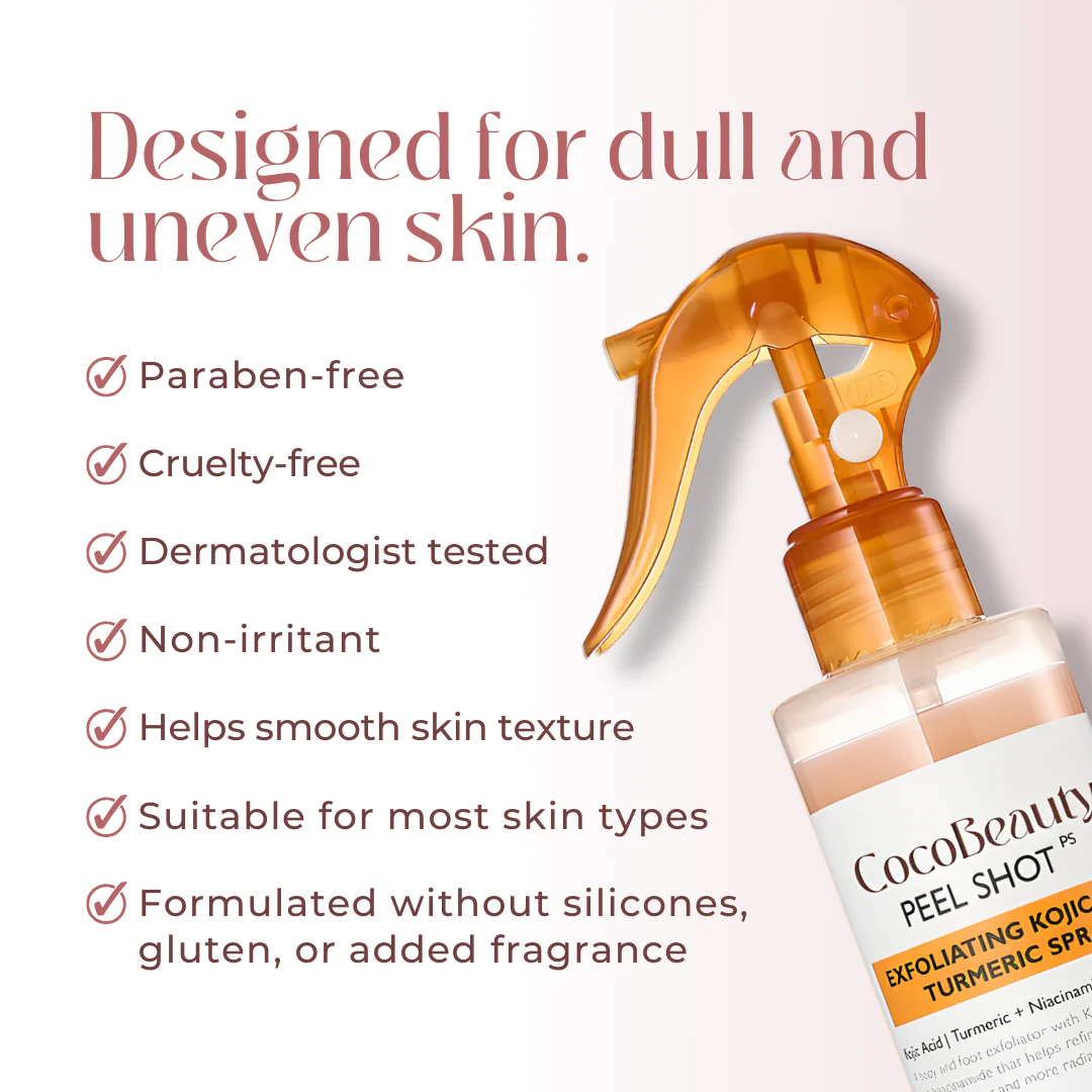 Body Peel Spray - Kojic + Turmeric - Image 5