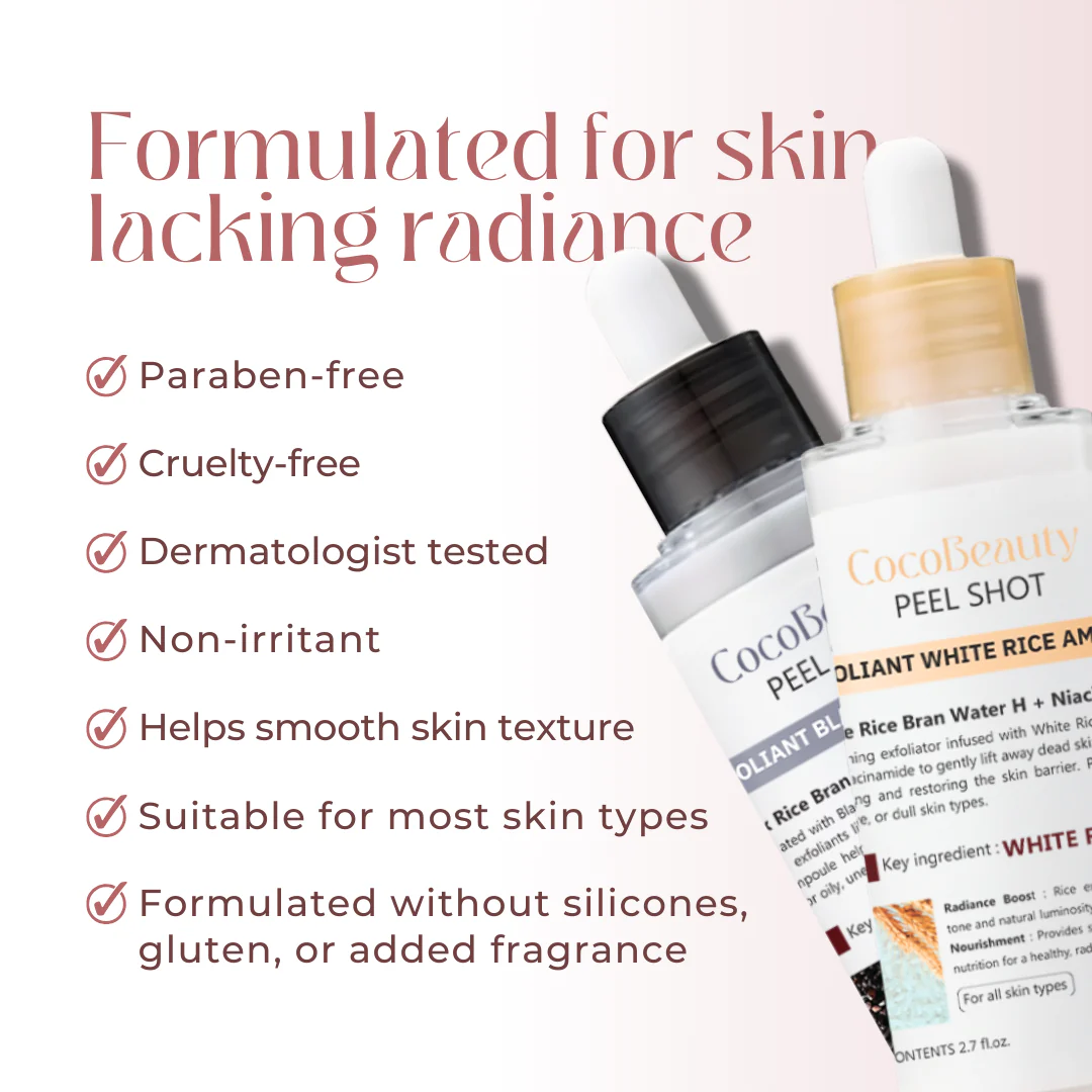 CocoBeauty Peel Shot Glow Rice Ampoule - Image 6